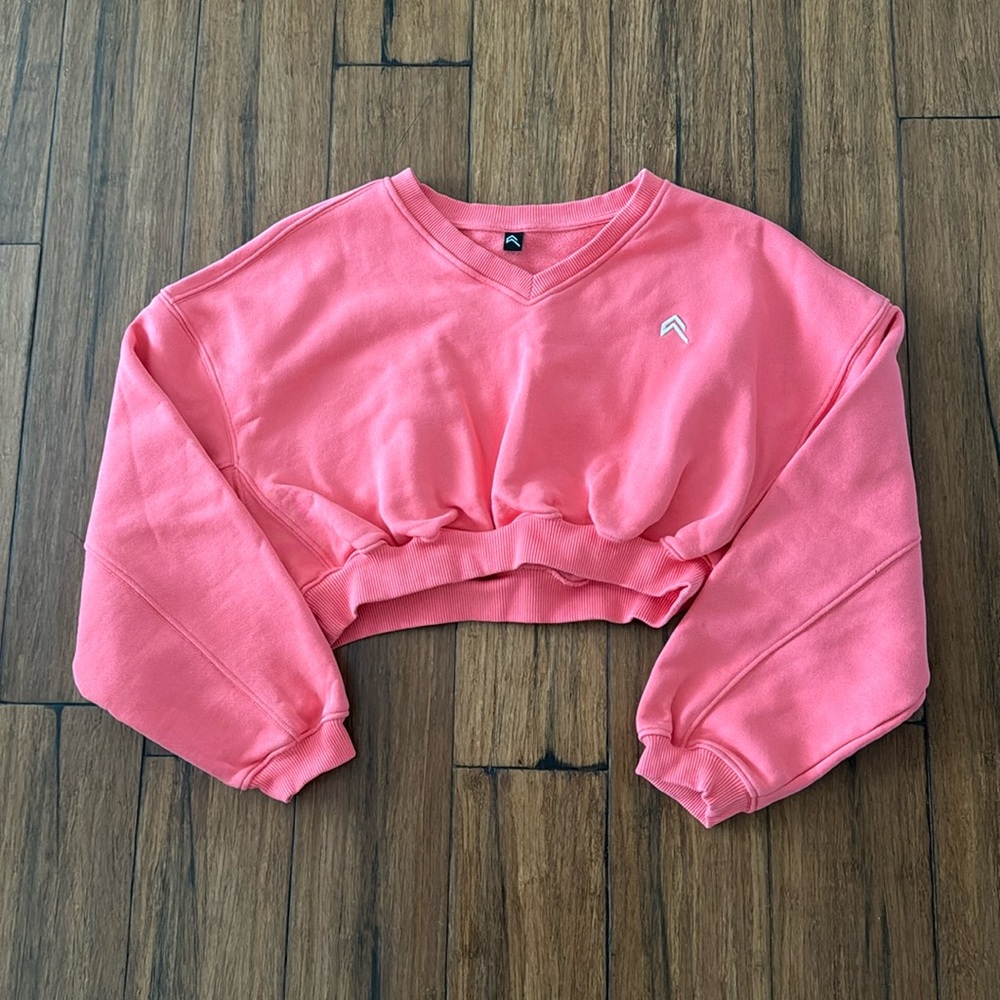 Oner Active All Day Lightweight Oversized V-Neck Sweatshirt - Picture 2 of 6